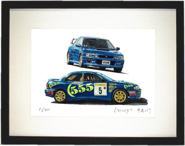 NC-1195スバルWRX STI限定版画サイン額装済作家平右ヱ門 < 自動車/バイク NC-1195スバルWRX STI限定版画サイン額装済作家平右ヱ門 < 自動車/バイク