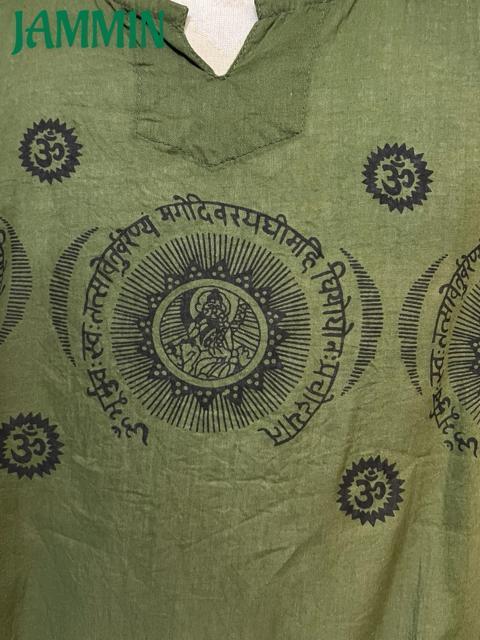 アジアン柄クルタ エスニック ヒッピー 長袖 アジアン < 男性ファッション アジアン柄クルタ エスニック ヒッピー 長袖 アジアン < 男性ファッションの