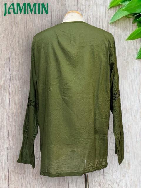 アジアン柄クルタ エスニック ヒッピー 長袖 アジアン < 男性ファッション アジアン柄クルタ エスニック ヒッピー 長袖 アジアン < 男性ファッションの