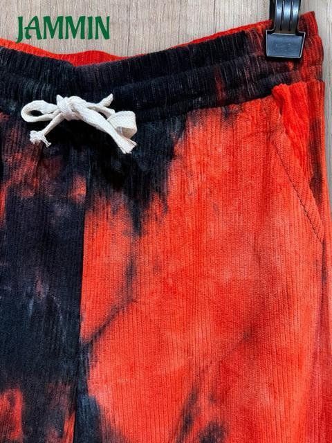 タイダイパンツ エスニック サイケ ヒッピー 個性派 コーデュロイ < 女性ファッション タイダイパンツ エスニック サイケ ヒッピー 個性派 コーデュロイ < 女性ファッションの