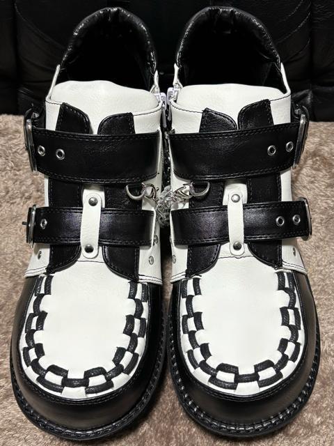 未使用 新品 保管 YOSUKE ヨースケ 厚底 ラバーソール 靴 ブーツ 27cm パンク ロック ヴィジュアル V系 シューズ < 男性ファッション 未使用 新品 保管 YOSUKE ヨースケ 厚底 ラバーソール 靴 ブーツ 27cm パンク ロック ヴィジュアル V系 シューズ < 男性ファッションの