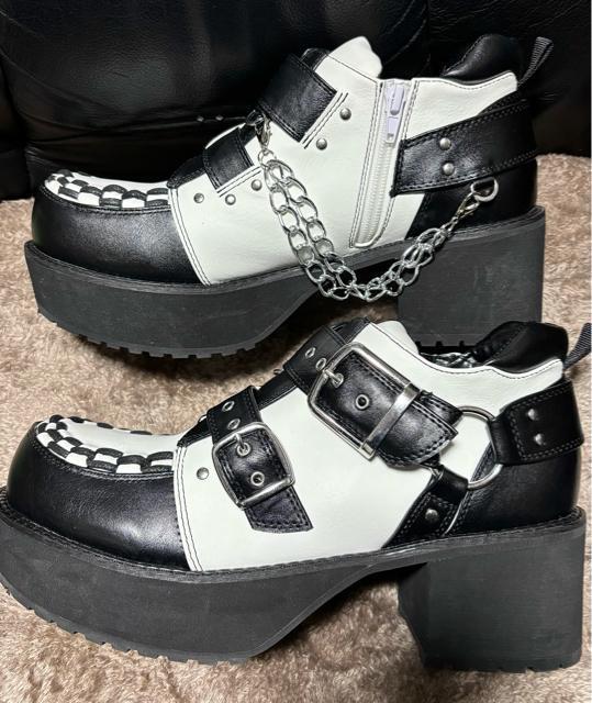 未使用 新品 保管 YOSUKE ヨースケ 厚底 ラバーソール 靴 ブーツ 27cm パンク ロック ヴィジュアル V系 シューズ < 男性ファッション 未使用 新品 保管 YOSUKE ヨースケ 厚底 ラバーソール 靴 ブーツ 27cm パンク ロック ヴィジュアル V系 シューズ < 男性ファッションの