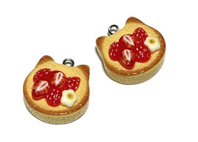 689 猫型の苺タルト 2個 樹脂パーツ お菓子 パン チャーム いちご イチゴ スイーツ デザート ネコ < ペット/手芸/園芸 689 猫型の苺タルト 2個 樹脂パーツ お菓子 パン チャーム いちご イチゴ スイーツ デザート ネコ < ペット/手芸/園芸の