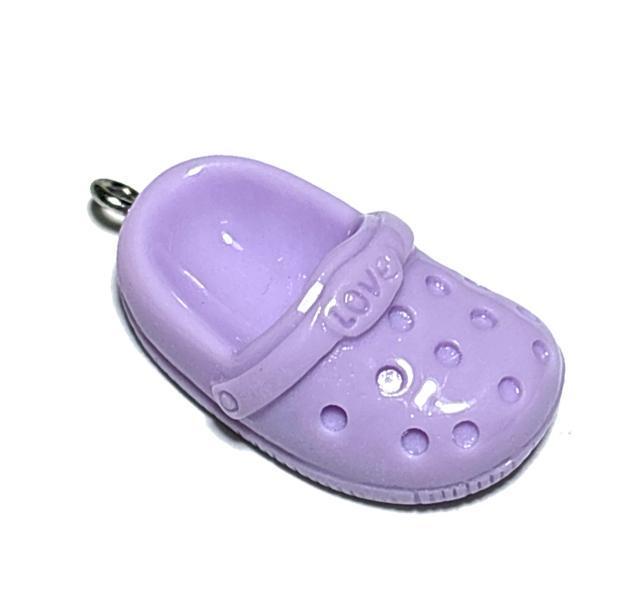832 ラベンダー色のクロックス 1個 靴 スリッパ 樹脂パーツ アクセサリーチャーム < ペット/手芸/園芸 832 ラベンダー色のクロックス 1個 靴 スリッパ 樹脂パーツ アクセサリーチャーム < ペット/手芸/園芸の