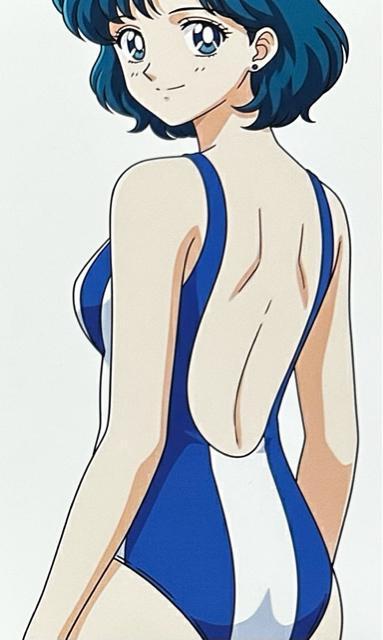 セーラーマーキュリー(水野亜美)風 水着写真(2L)美少女戦士セーラームーン風 < アニメ/コミック/キャラクター セーラーマーキュリー(水野亜美)風 水着写真(2L)美少女戦士セーラームーン風 < アニメ/コミック/キャラクターの