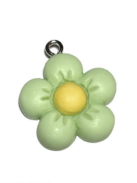 1016 緑 ぷっくりしたお花 1個 樹脂チャーム アクセサリーパーツ < ペット/手芸/園芸 1016 緑 ぷっくりしたお花 1個 樹脂チャーム アクセサリーパーツ < ペット/手芸/園芸の