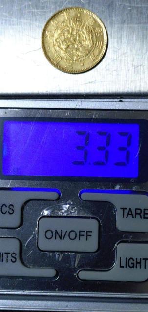 旧明治金貨 明治三年 二圓金貨弊 3.3グラム 参考品と二枚セット < ホビー 旧明治金貨 明治三年 二圓金貨弊 3.3グラム 参考品と二枚セット < ホビーの