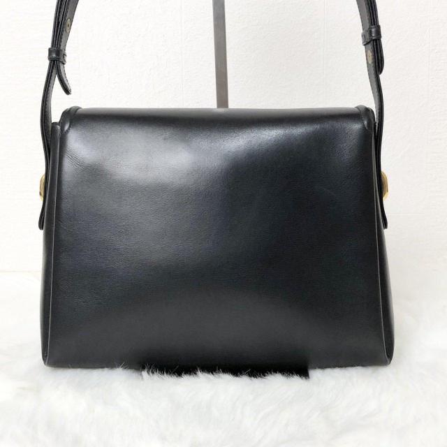 【希少美品】GUCCI グッチ ハンドバッグ セミショルダー ショルダーバッグ フォーマル ヴィンテージ ブラック レザー < ブランド 【希少美品】GUCCI グッチ ハンドバッグ セミショルダー ショルダーバッグ フォーマル ヴィンテージ ブラック レザー < ブランドの