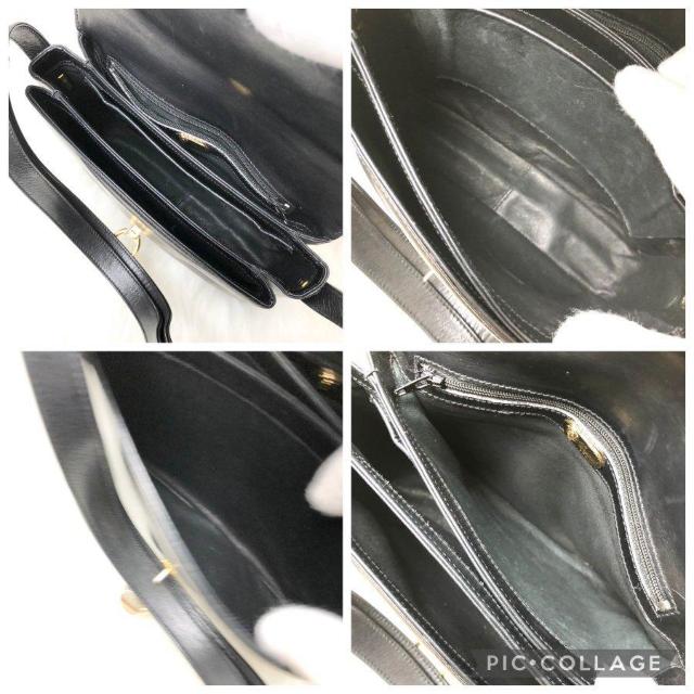 【希少美品】GUCCI グッチ ハンドバッグ セミショルダー ショルダーバッグ フォーマル ヴィンテージ ブラック レザー < ブランド 【希少美品】GUCCI グッチ ハンドバッグ セミショルダー ショルダーバッグ フォーマル ヴィンテージ ブラック レザー < ブランドの