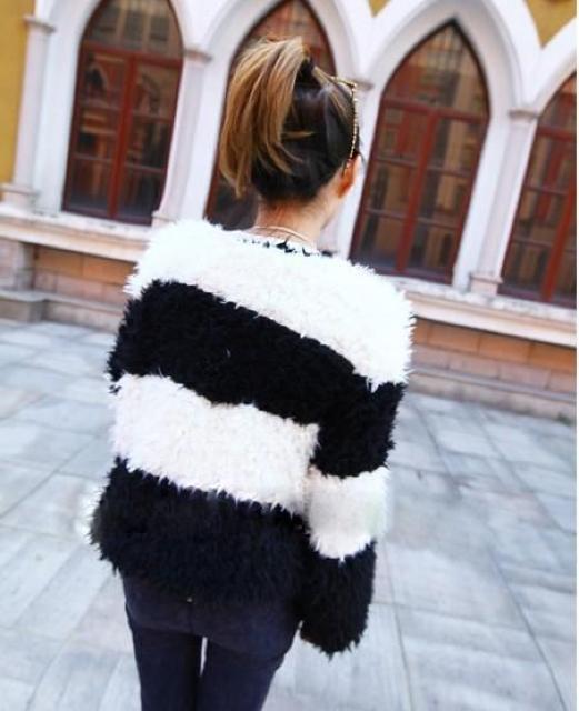 人気★ツートンリーバシブルモヘヤ★ショート★ジャケットBK < 女性ファッション  人気★ツートンリーバシブルモヘヤ★ショート★ジャケットBK  < 女性ファッションの