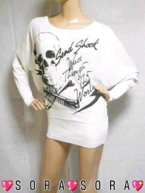 【GHOST OF HARLEM/ゴーストオブハーレム】スカルプリント ドルマンニット チュニック < ブランド 【GHOST OF HARLEM/ゴーストオブハーレム】スカルプリント ドルマンニット チュニック < ブランドの