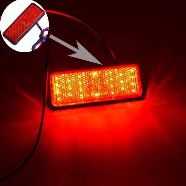 LED リフレクター LED 反射板 汎用 24V 2個セット < 自動車/バイク LED リフレクター LED 反射板 汎用 24V 2個セット < 自動車/バイク