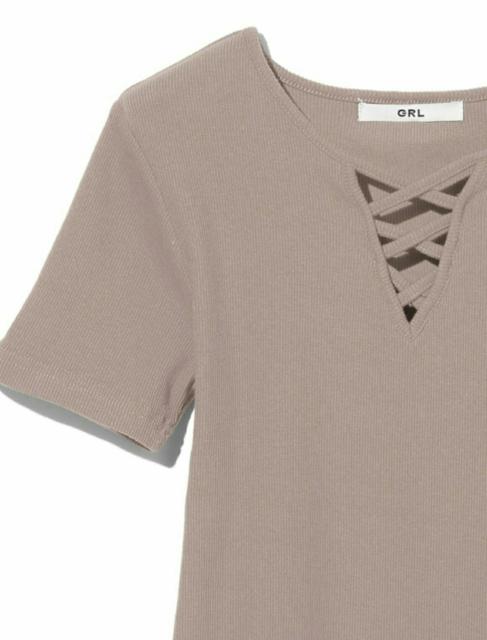 みちょぱ  送料無料 新品 GRL グレイル 半袖 カットソー M < 女性ファッション  みちょぱ  送料無料 新品 GRL グレイル 半袖 カットソー M < 女性ファッションの