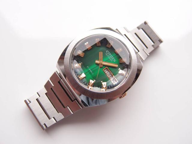 CITIZEN カスタムV2 21石 自動巻き5面カットガラス 動作品 !。 < ブランド  CITIZEN カスタムV2 21石 自動巻き5面カットガラス 動作品 !。 < ブランドの