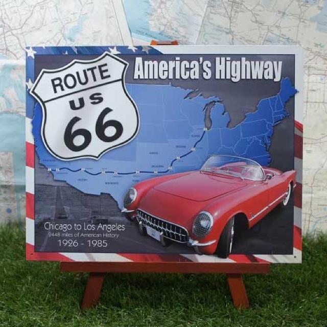 新品【ブリキ看板】ROUTE66/ルート66 シボレー < ホビー  新品【ブリキ看板】ROUTE66/ルート66 シボレー  < ホビーの