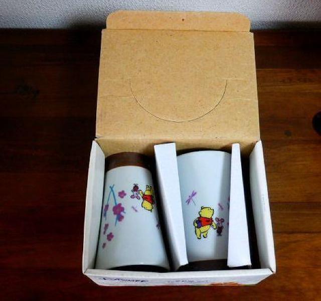 ◆ディズニー disney くまのプーさん phoo ティーカップセット ペア コップ 未使用品 < インテリア/ライフ  ◆ディズニー disney くまのプーさん phoo ティーカップセット ペア コップ 未使用品 < インテリア/ライフの