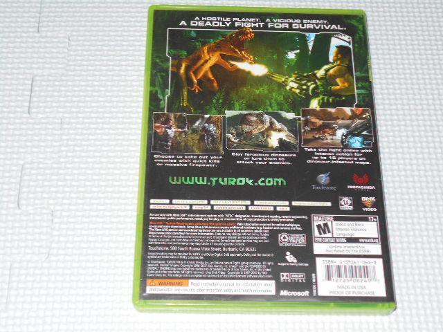 xbox360★TUROK 海外版 北米版★箱付・説明書付・ソフト付 < ゲーム本体/ソフト  xbox360★TUROK 海外版 北米版★箱付・説明書付・ソフト付 < ゲーム本体/ソフトの
