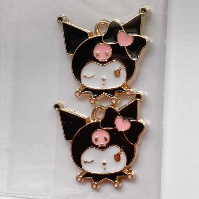 クロミ ハンドメイド チャーム 2コ サンリオ オタ活 N2m < おもちゃ  クロミ ハンドメイド チャーム 2コ サンリオ オタ活 N2m  < おもちゃの