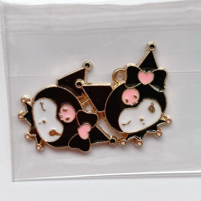 クロミ ハンドメイド チャーム 2コ サンリオ オタ活 N2m < おもちゃ  クロミ ハンドメイド チャーム 2コ サンリオ オタ活 N2m < おもちゃの