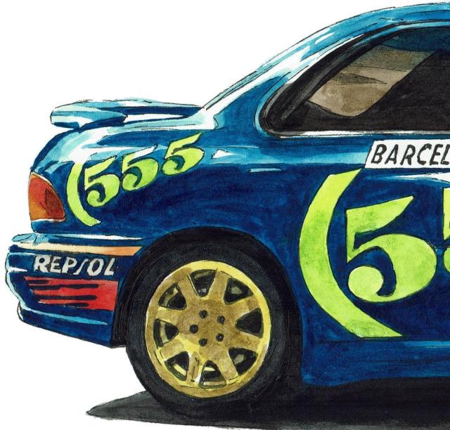 NC-1199スバルWRX STI限定版画サイン額装済作家平右ヱ門 < 自動車/バイク NC-1199スバルWRX STI限定版画サイン額装済作家平右ヱ門 < 自動車/バイク