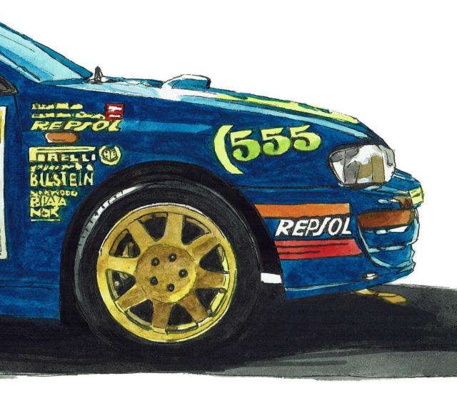 NC-1199スバルWRX STI限定版画サイン額装済作家平右ヱ門 < 自動車/バイク NC-1199スバルWRX STI限定版画サイン額装済作家平右ヱ門 < 自動車/バイク