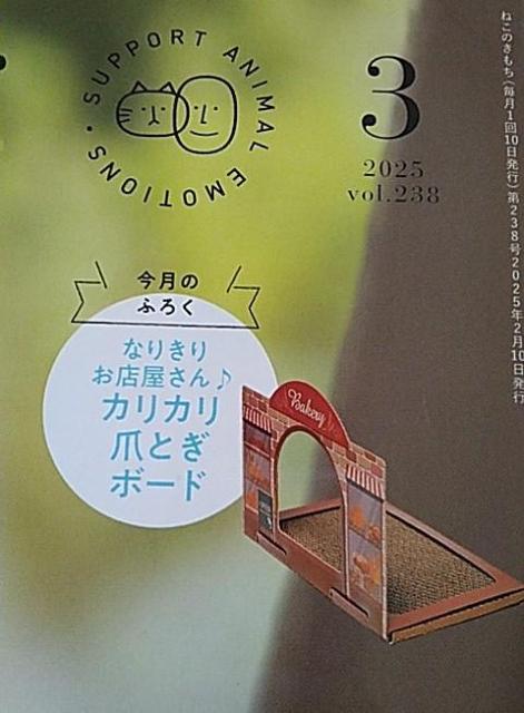 ねこのきもちふろく/カリカリ爪とぎボード < ペット/手芸/園芸 ねこのきもちふろく/カリカリ爪とぎボード < ペット/手芸/園芸の