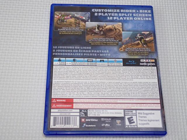 PS4★MX VS ATV SUPERCROSS ENCORE 海外版 北米版 < ゲーム本体/ソフト  PS4★MX VS ATV SUPERCROSS ENCORE 海外版 北米版 < ゲーム本体/ソフトの