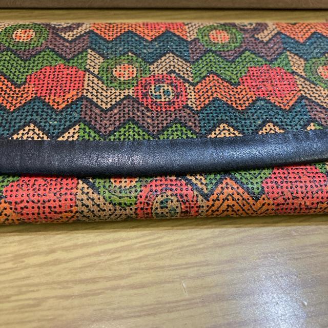 未使用 INDEN-YA 印傳屋 いんでんや 更紗/巴 長財布 ロングウォレット < 女性ファッション  未使用 INDEN-YA 印傳屋 いんでんや 更紗/巴 長財布 ロングウォレット < 女性ファッションの