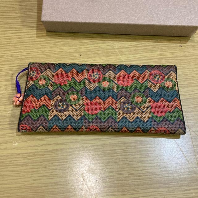 未使用 INDEN-YA 印傳屋 いんでんや 更紗/巴 長財布 ロングウォレット < 女性ファッション  未使用 INDEN-YA 印傳屋 いんでんや 更紗/巴 長財布 ロングウォレット < 女性ファッションの