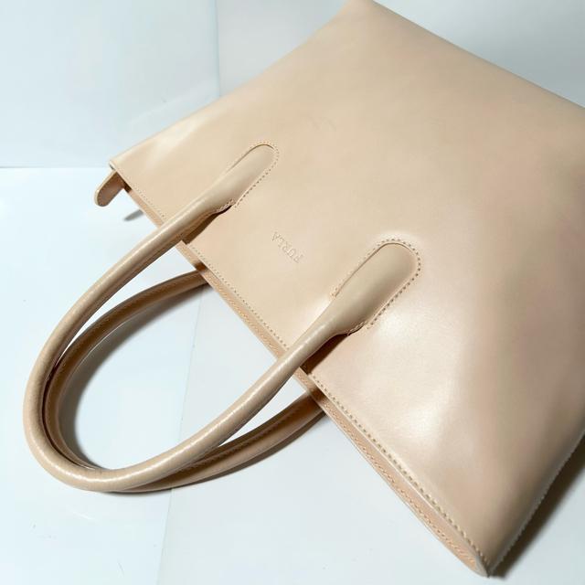 美品 FURLA フルラ レザー ハンドバッグ トートバッグ ベビーピンク < ブランド  美品 FURLA フルラ レザー ハンドバッグ トートバッグ ベビーピンク < ブランドの