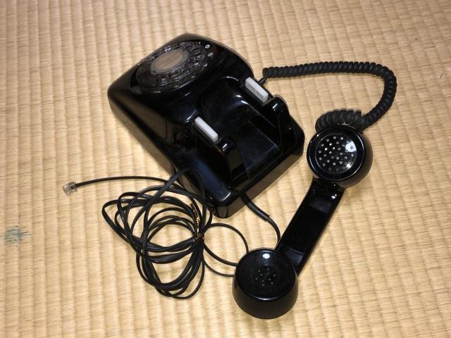 完動品!ダイヤル式黒電話 昭和レトロ < 家電/AV  完動品!ダイヤル式黒電話 昭和レトロ < 家電/AVの