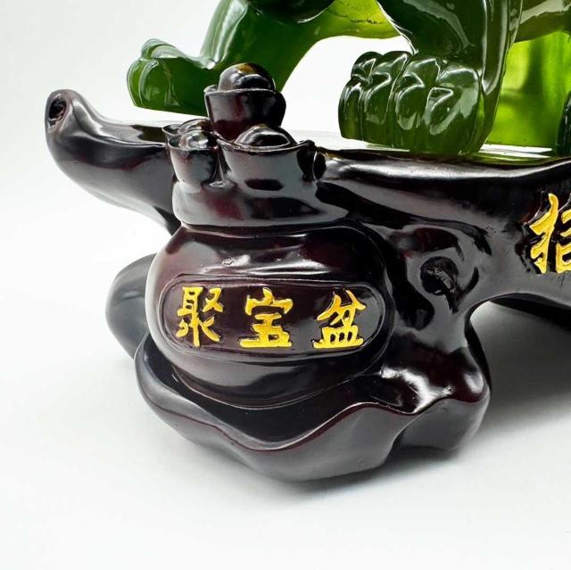 風水 置物 招財龍 翡翠白菜 神獣 縁起物 愛情運 財産運 < インテリア/ライフ 風水 置物 招財龍 翡翠白菜 神獣 縁起物 愛情運 財産運 < インテリア/ライフの