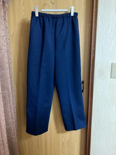 2113.ウエストゴム スラックスパンツ☆紺/ネイビー☆サイズL < 女性ファッション 2113.ウエストゴム スラックスパンツ☆紺/ネイビー☆サイズL < 女性ファッションの