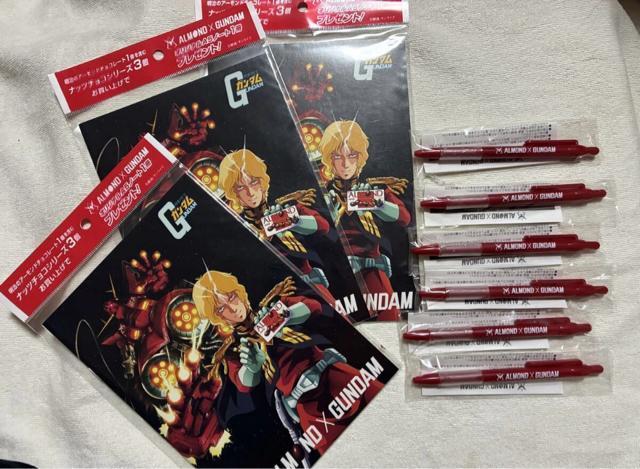 ALMOND�~GUNDAM�@A5 �m�[�g 3���� �{�[���y�� 6�{�@���v9�_�Z�b�g�@�@�A�[�����h�@�K���_���@���� �����z��  �� �A�j��/�R�~�b�N/�L�����N�^�[�� 