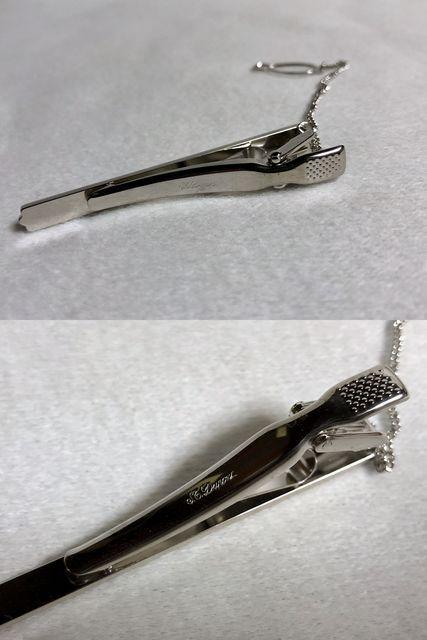 正規美レア S.T.Dupontデュポン Dロゴストライプラインネクタイピン シルバー×ゴールド タイ留め 付属有 < 男性ファッション  正規美レア S.T.Dupontデュポン Dロゴストライプラインネクタイピン シルバー×ゴールド タイ留め 付属有 < 男性ファッションの