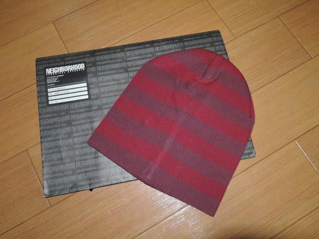 新品NEIGHBORHOODネイバーフッドCOOLMAXボーダービーニー < ブランド  新品NEIGHBORHOODネイバーフッドCOOLMAXボーダービーニー < ブランドの