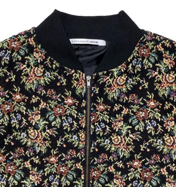 レイカズン◎ゴブランジャガードZIPブルゾン黒(F)新品 < ブランド レイカズン◎ゴブランジャガードZIPブルゾン黒(F)新品 < ブランドの