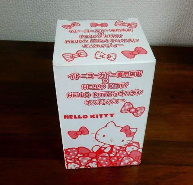◆ハローキティ キッチンジャー イトーヨカドー ガラス 未使用品 < インテリア/ライフ  ◆ハローキティ キッチンジャー イトーヨカドー ガラス 未使用品 < インテリア/ライフの