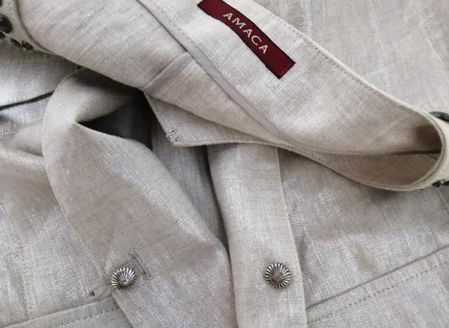 特価★未使用に近いAMAC ノーカラー ジャケットアウターお上品フォーマル通勤素敵大活躍人気オシャレ発表会フォーマル < 女性ファッション  特価★未使用に近いAMAC ノーカラー ジャケットアウターお上品フォーマル通勤素敵大活躍人気オシャレ発表会フォーマル < 女性ファッションの