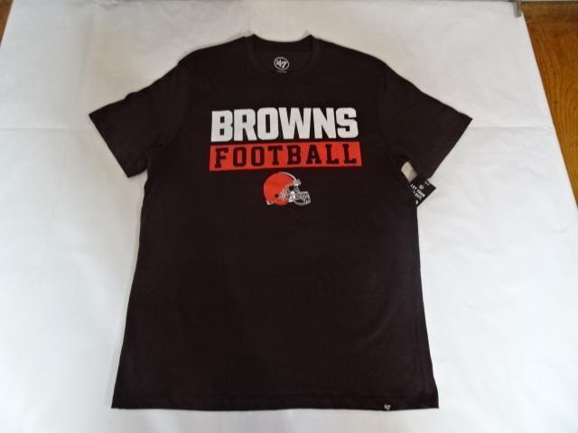 USA購入【47BRAND】 NFL クリーブランドブラウンズTシャツUS M < 男性ファッション  USA購入【47BRAND】 NFL クリーブランドブラウンズTシャツUS M < 男性ファッションの