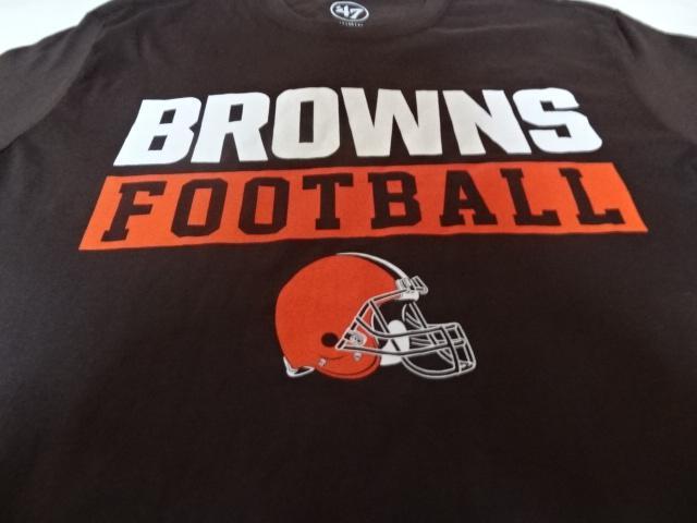 USA購入【47BRAND】 NFL クリーブランドブラウンズTシャツUS M < 男性ファッション  USA購入【47BRAND】 NFL クリーブランドブラウンズTシャツUS M < 男性ファッションの