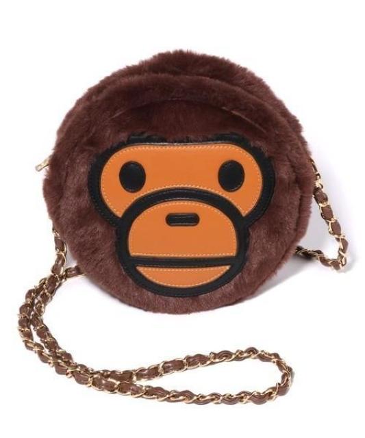 BABY MILO FUR SHOULDER BAGxr[}Ct@[V_[obOa bathing ape`F[obO   uh 