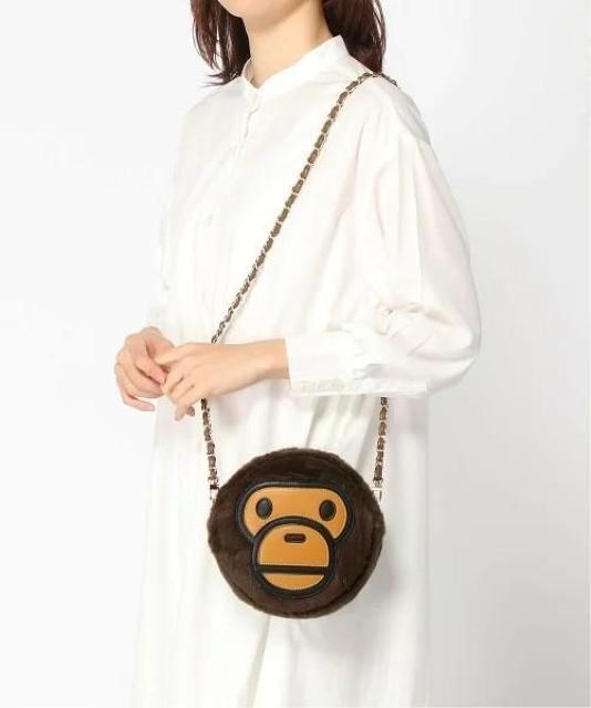 BABY MILO FUR SHOULDER BAGxr[}Ct@[V_[obOa bathing ape`F[obO  uh 