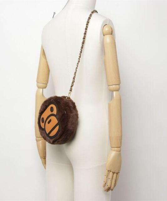 BABY MILO FUR SHOULDER BAGxr[}Ct@[V_[obOa bathing ape`F[obO  uh 