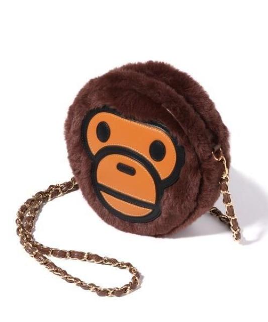 BABY MILO FUR SHOULDER BAGxr[}Ct@[V_[obOa bathing ape`F[obO  uh 