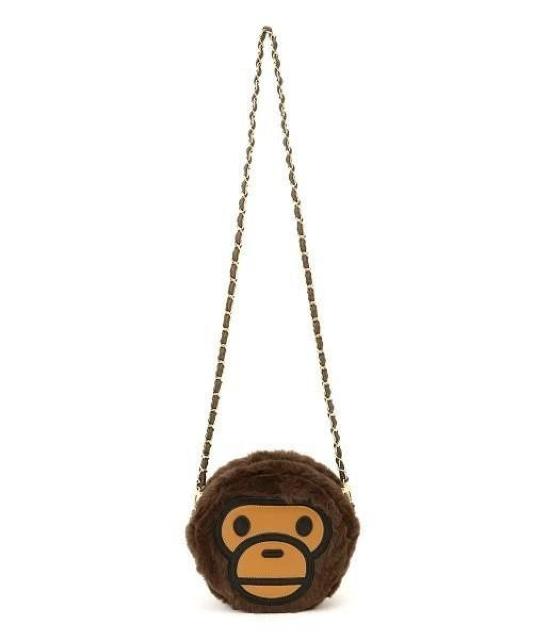 BABY MILO FUR SHOULDER BAGxr[}Ct@[V_[obOa bathing ape`F[obO  uh 