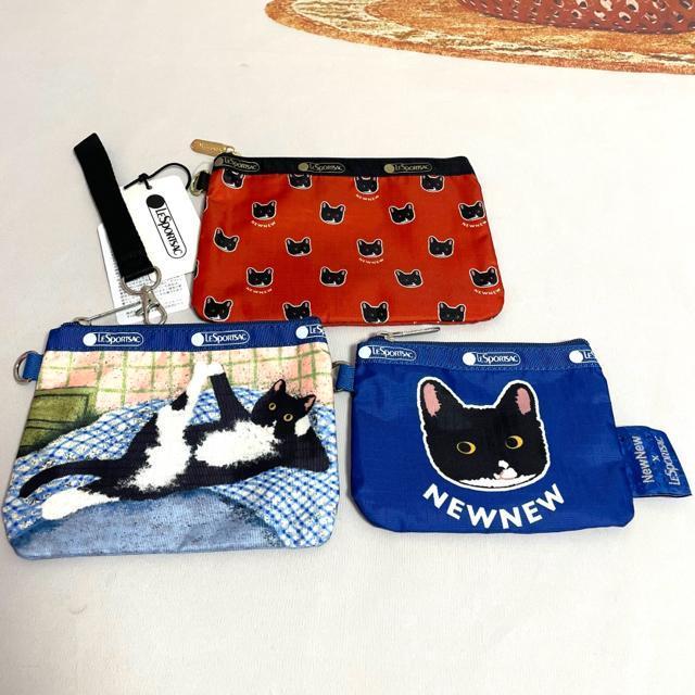 ★新品★LeSportsac レスポートサック newnew コラボ 猫柄 3連ポーチ コスメポーチ 3455 セット 送料無料 < 女性ファッション  ★新品★LeSportsac レスポートサック newnew コラボ 猫柄 3連ポーチ コスメポーチ 3455 セット 送料無料 < 女性ファッションの