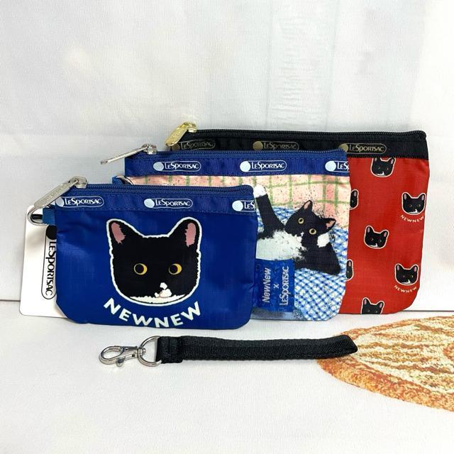 ★新品★LeSportsac レスポートサック newnew コラボ 猫柄 3連ポーチ コスメポーチ 3455 セット 送料無料 < 女性ファッション  ★新品★LeSportsac レスポートサック newnew コラボ 猫柄 3連ポーチ コスメポーチ 3455 セット 送料無料 < 女性ファッションの