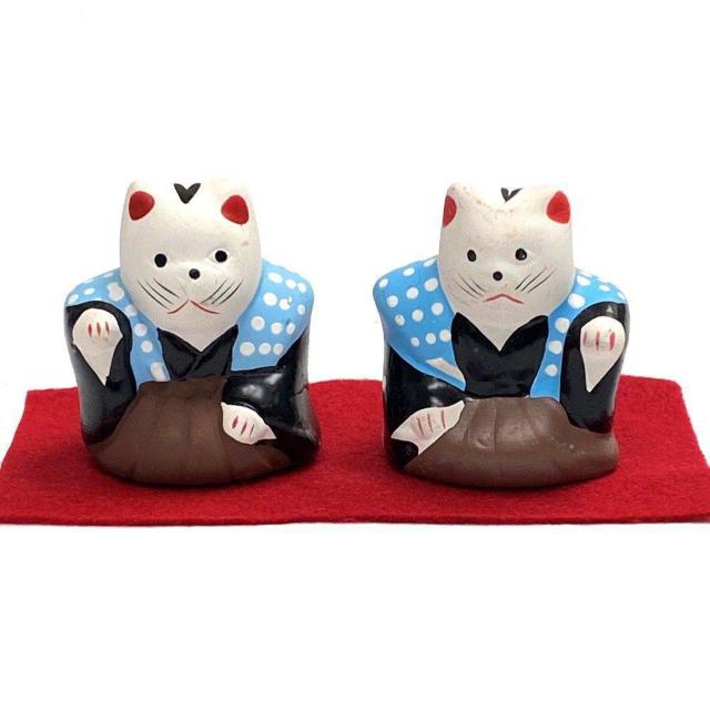 住吉大社 招福猫 ミニ招き猫 (左右ペア) < インテリア/ライフ 住吉大社 招福猫 ミニ招き猫 (左右ペア) < インテリア/ライフの