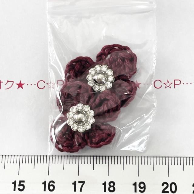 16*ハンドメイド♪キラキラリボンモチーフ 2個 5 < ペット/手芸/園芸  16*ハンドメイド♪キラキラリボンモチーフ 2個 5  < ペット/手芸/園芸の